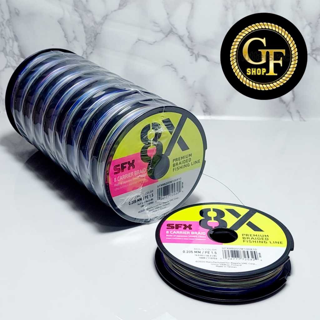 SENAR PE SUFIX SFX 8X MULTI COLOUR CONNECTING/100M