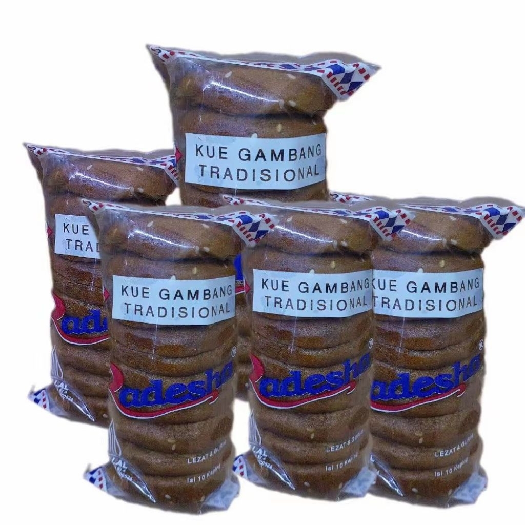 

Paket Kue Gambang Wijen 5 Pack Khas Betawi Radesha Isi 10 Jajanan Khas Tradisional Cemilan Manis