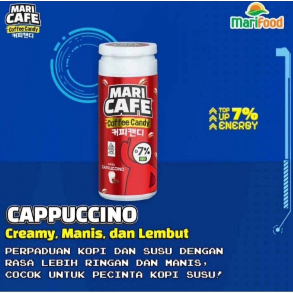 

Mari Cafe Permen Kopi Rasa Cappuccino 35 g