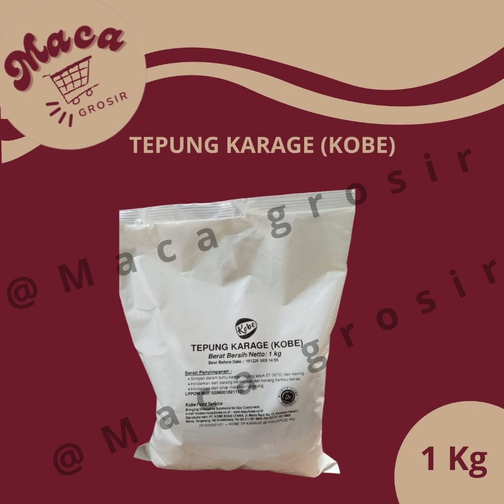 

Tepung karage (kobe) 1kg