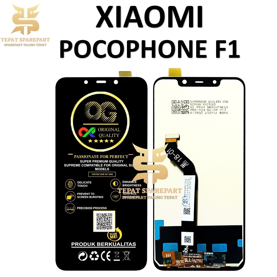 LCD TOUCHSCREEN XIAOMI POCOPHONE F1 COMPLETE ORIGINAL 100% FULLSET