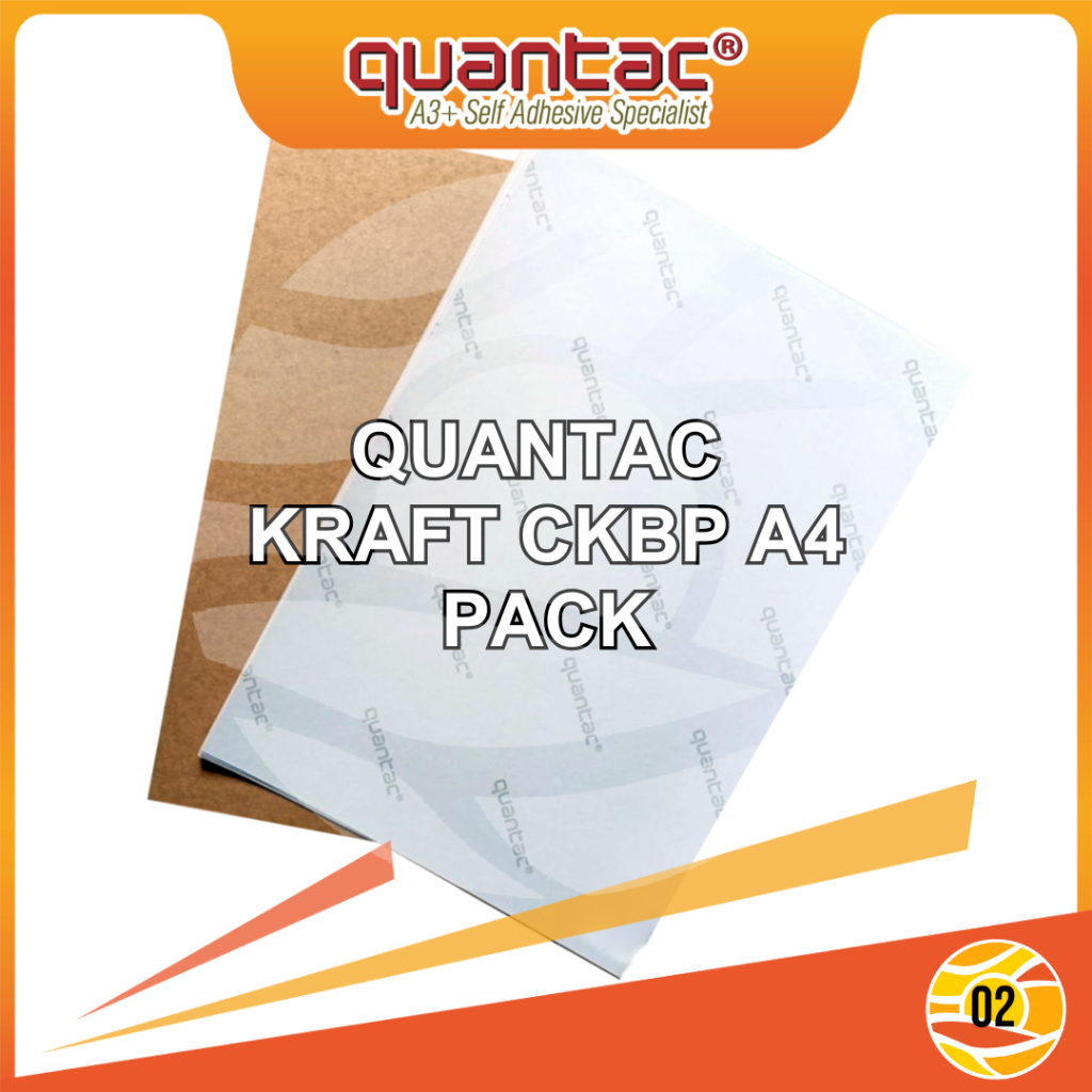 

QUANTAC Kraft A4 Sticker Label Paper Stiker Samson isi 20 lembar