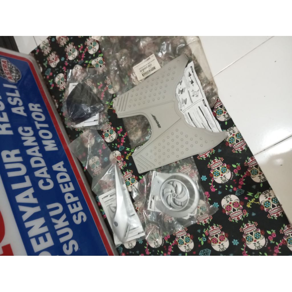 aksesoris kit honda beat karbu KVY silver original