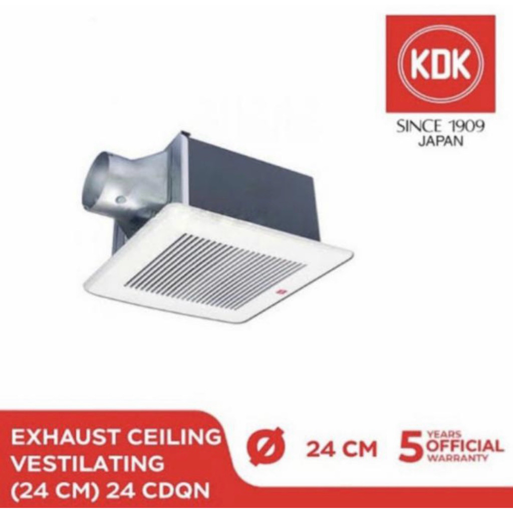 ceiling exhaust fan plafon cerobong Sirroco kdk 24CDQN 24 CDQN