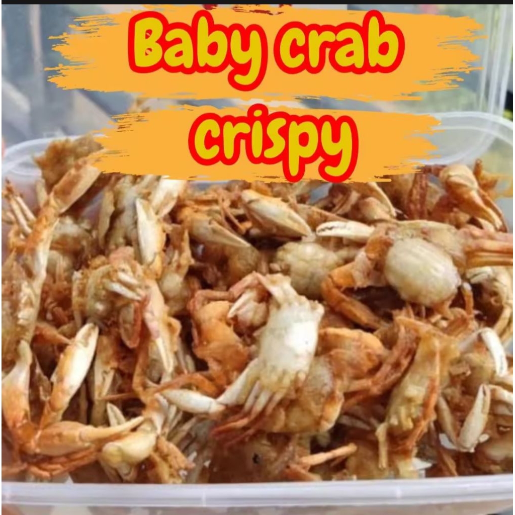 

Snack Baby Crab Varian Original Ukuran 100 Gram /Baby Kepiting Original Berat Kemasan 100 Gram