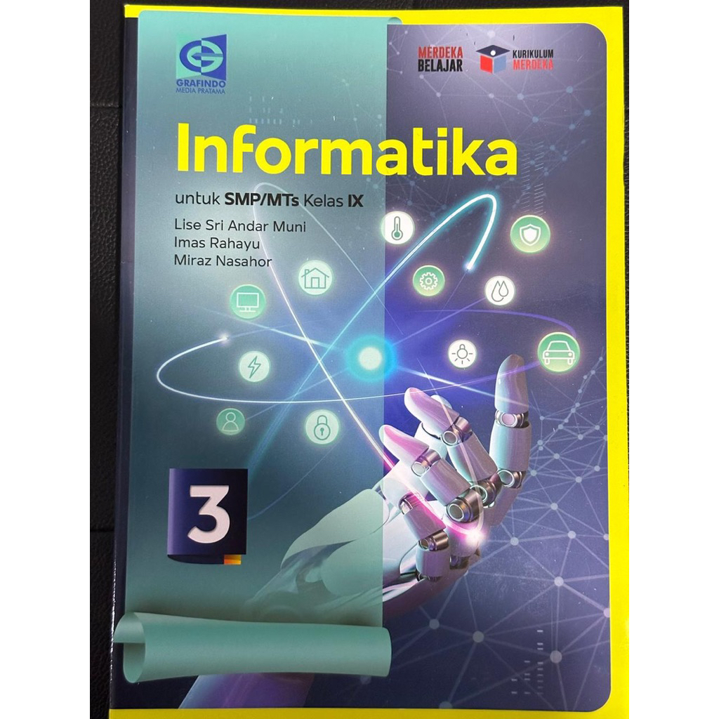 buku Informatika kelas 3 SMP/ kelas 9 terbaru
