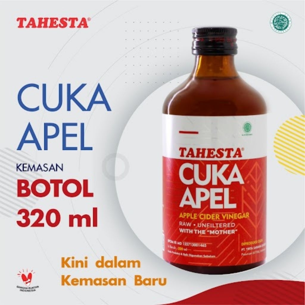 

TAHESTA CUKA APEL apple cider vinegar 320ml