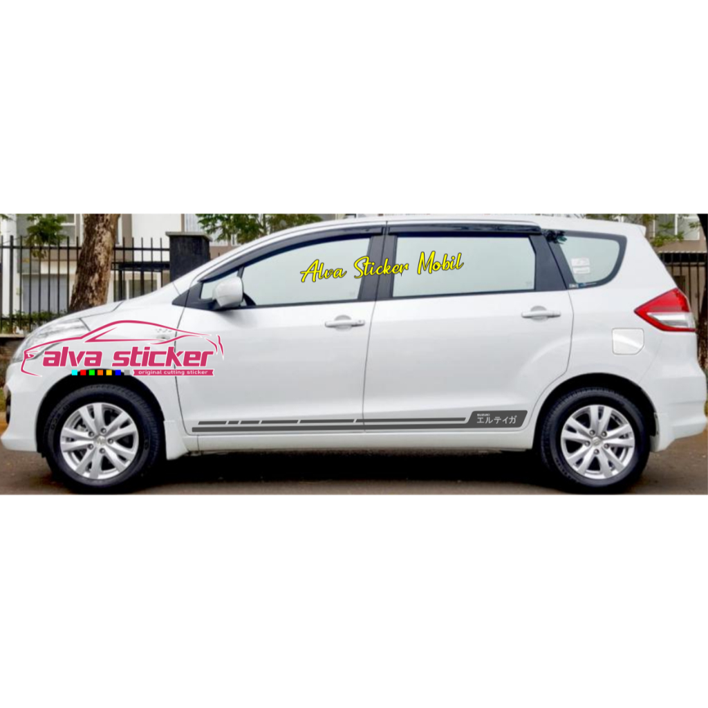 sticker ertiga stiker ertiga list minimalist mobil suzuki ertiga lama GX GL sticker list ertiga kanj