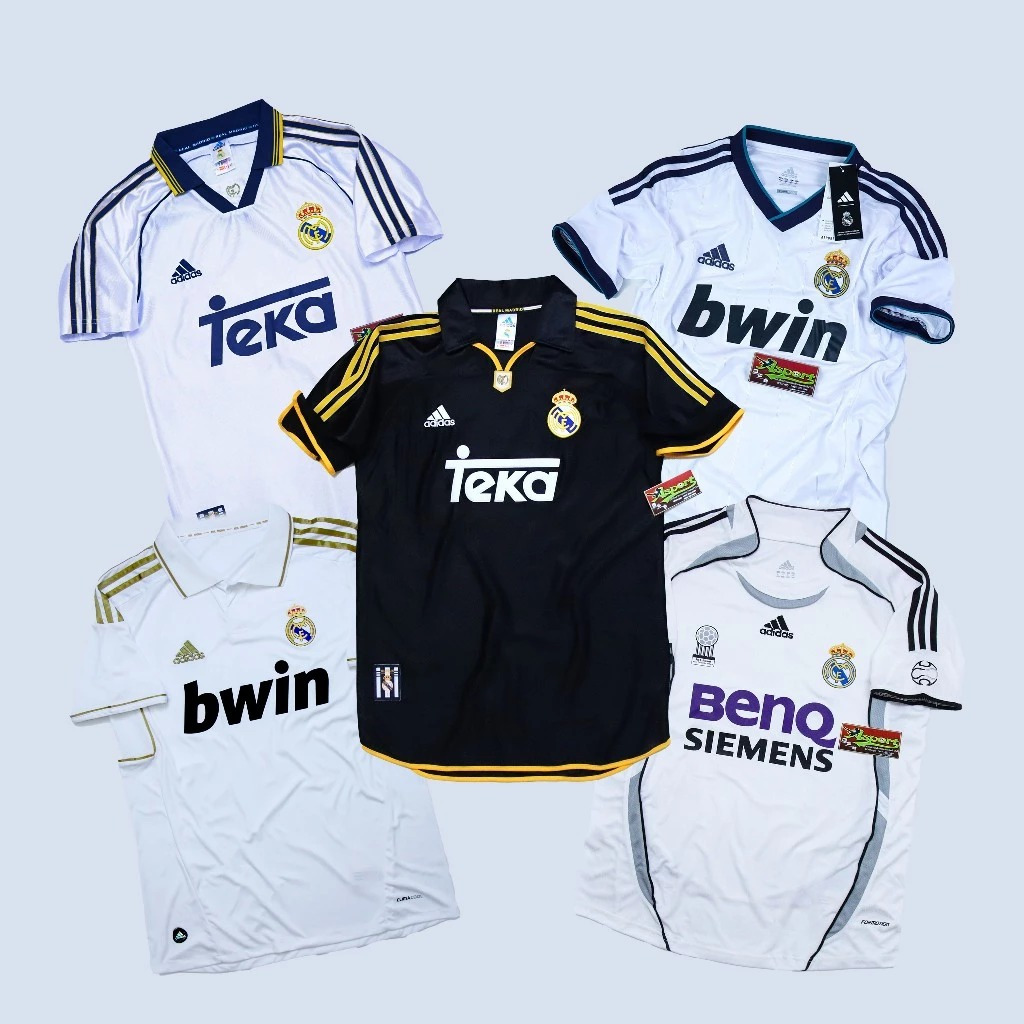 MADRID RETRO JERSEY BOLA RETRO MADRID KOLEKSI JERSEY MADRID RETRO 99 2000