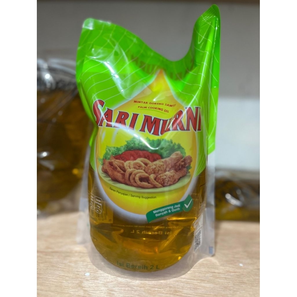 

SARI MURNI Minyak goreng sawit 2 LITER kemasan plastik