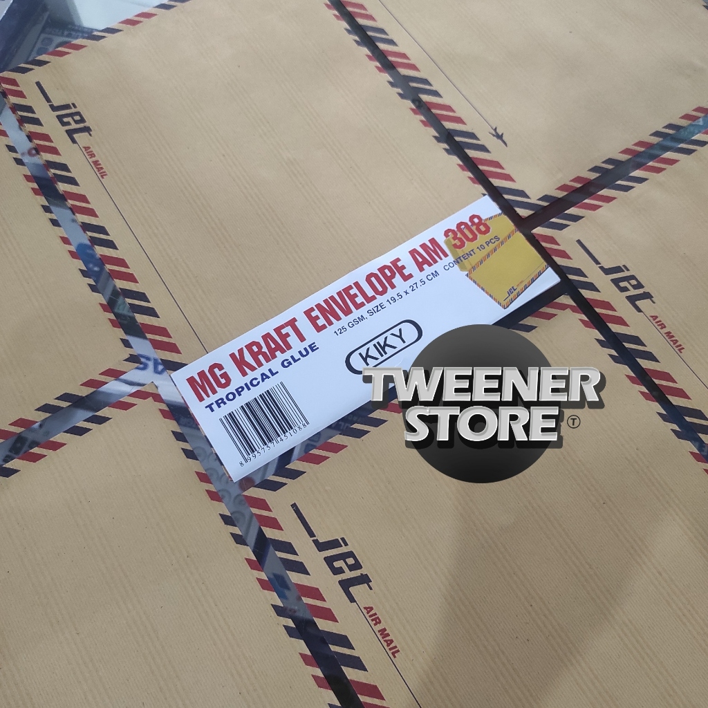 

(1PCS) NEW AMPLOP Coklat AM 308 | MG Kraft Envelope