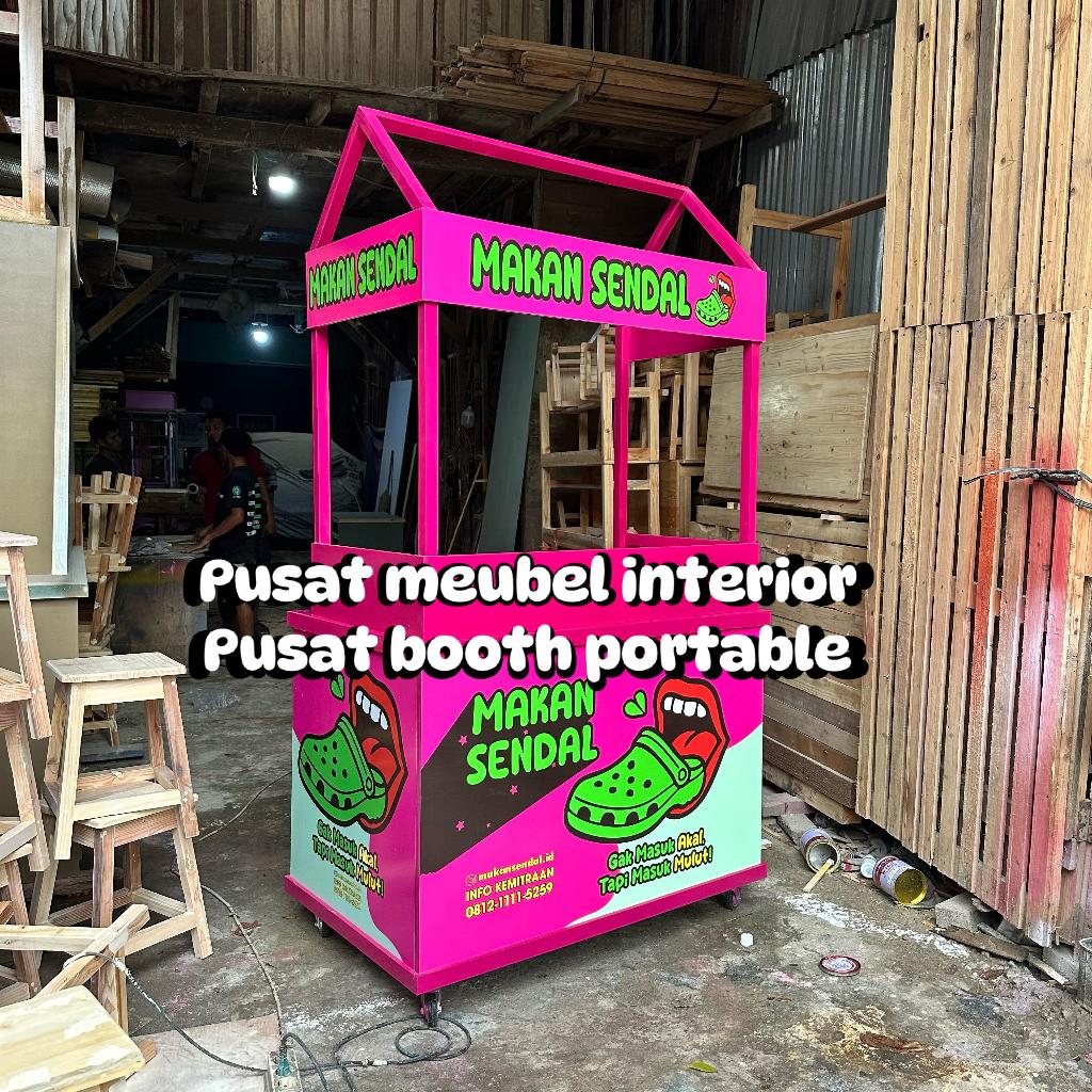 gerobak potabel/booth portable/ gerobak angkringan