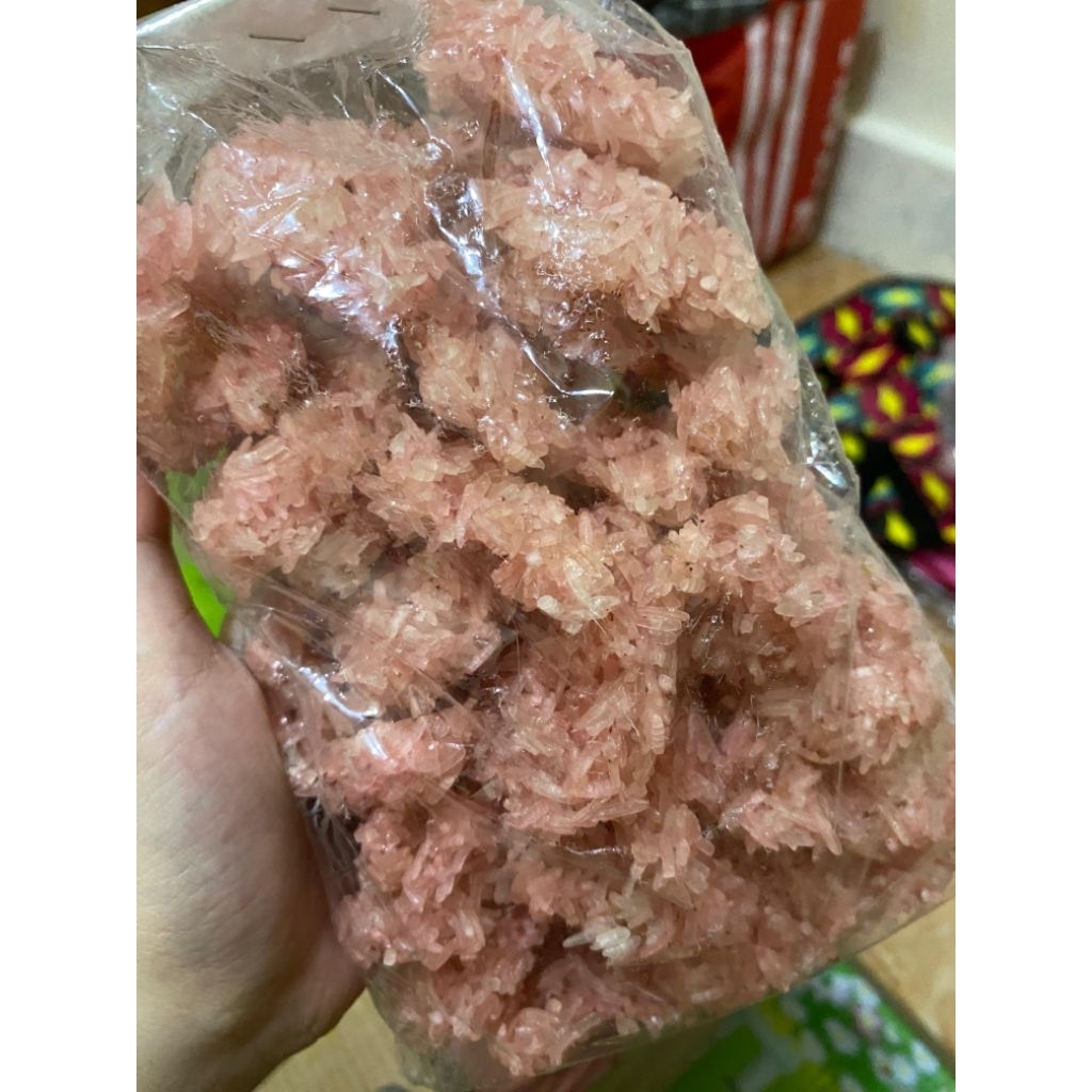 

Rengginang rose pink