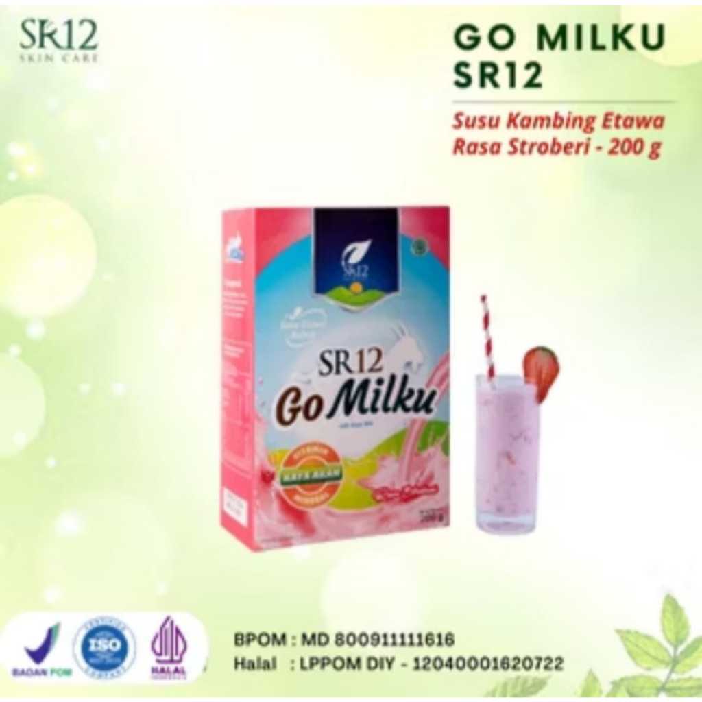 

SR12 GO MILKU RASA STRAWBERY 200 GRAM SUSU KAMBING ETAWA