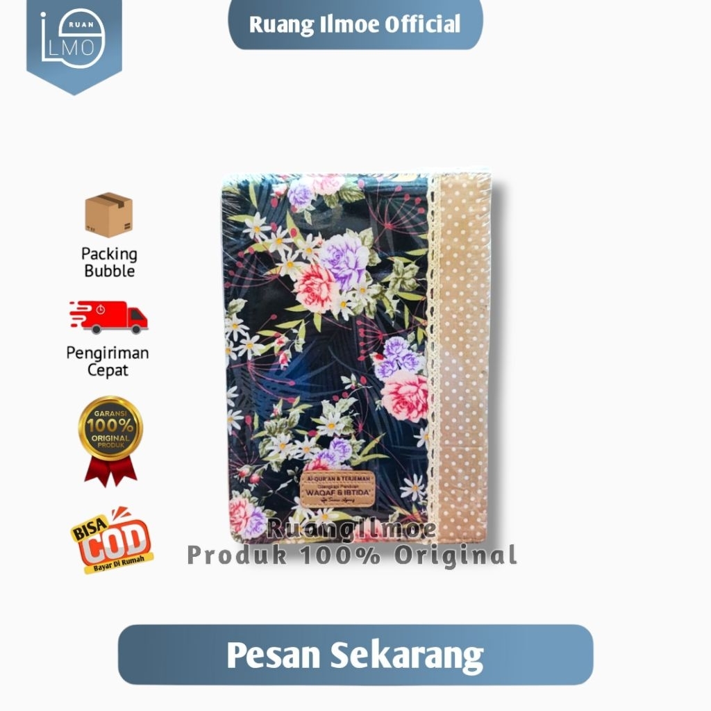 Al Quran Terjemahan Waqaf Ibtida Suara Agung A5 Kain Resleting