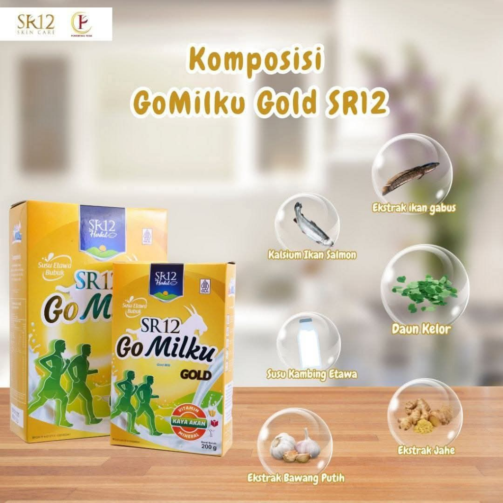 

SR12 GO MILKU GOLD 200 GRAM SUSU KAMBING ETAWA