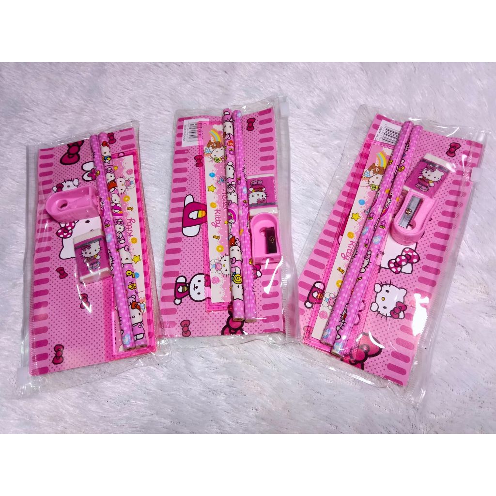 

5in1 set alat tulis anak lucu | study set pensil alat tulis