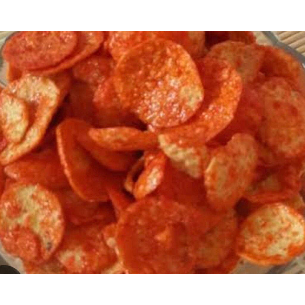 

Keripik Opak pedas