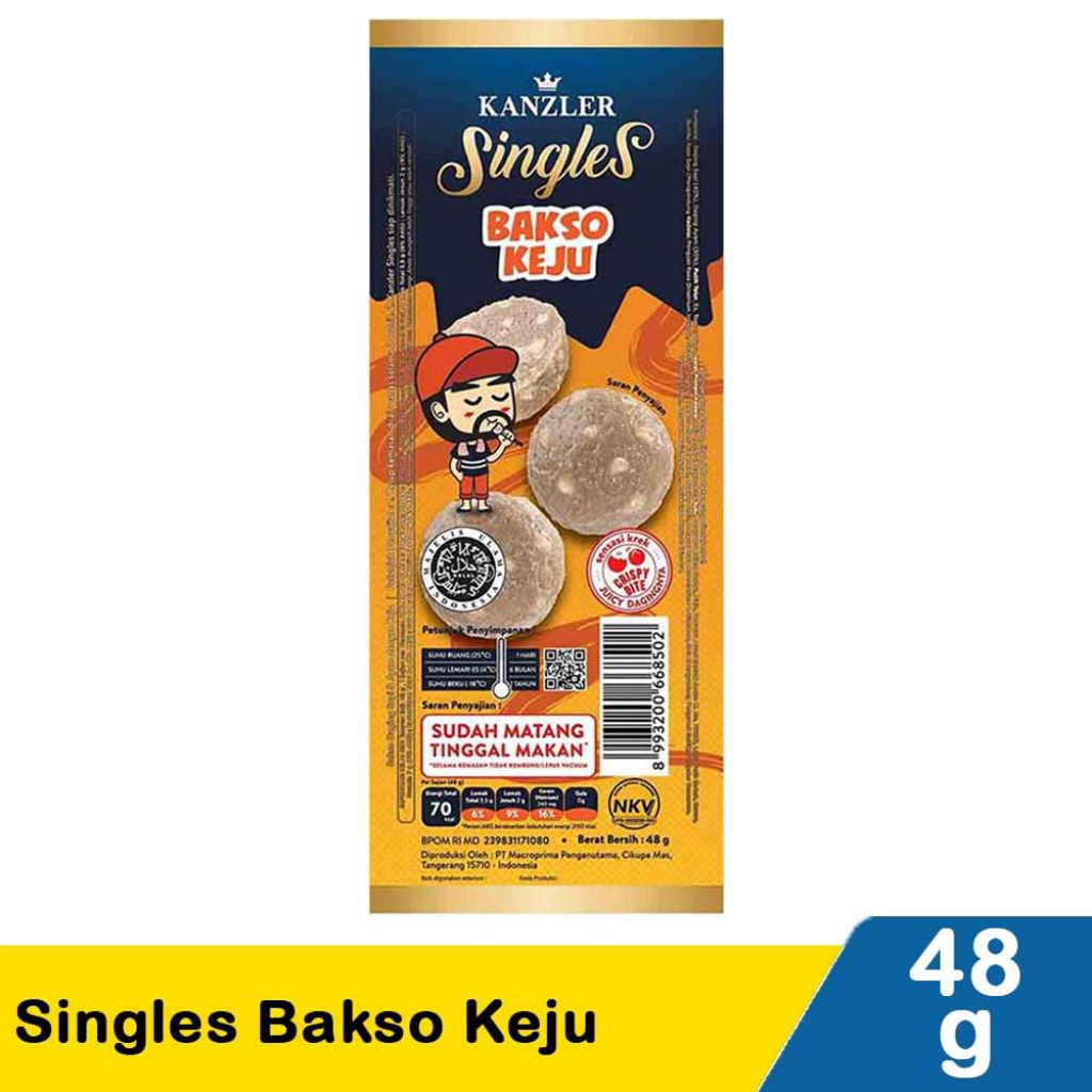 

Kanzler Bakso Keju Siap Makan 48 g
