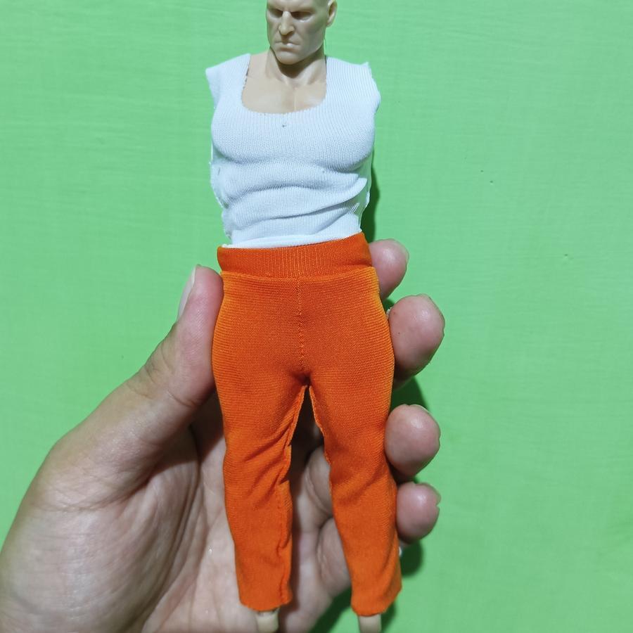 Custom baju Dan celana tahanan penjara untuk body muff Toys ADAM kitbash Action Figure Nwtoys Damtoy