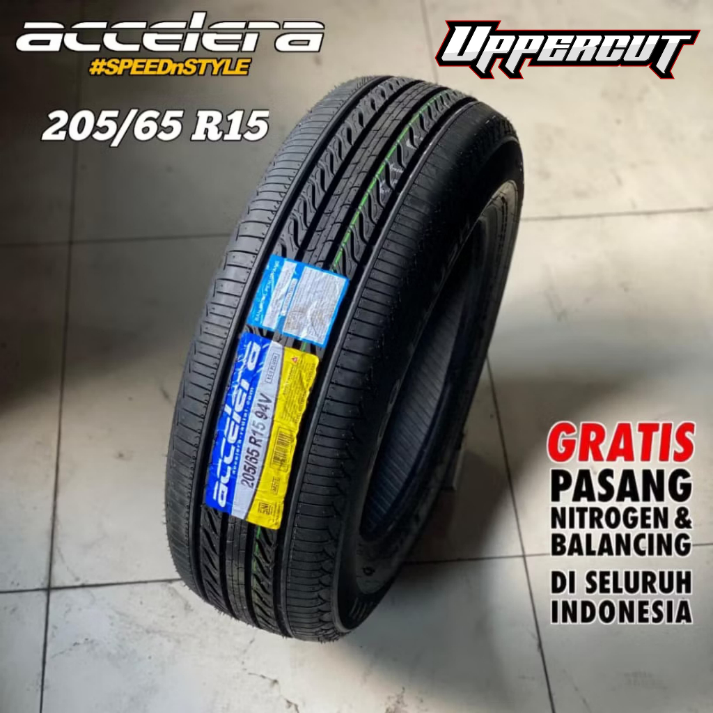 BAN STANDAR MOBIL INNOVA 205 65 R16 ACCELERA ECOPLUSH TUBLES AWET HARIAN