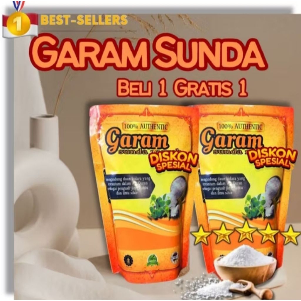 

GARAM SUNDA 500GR gratis 500gr siap pakai