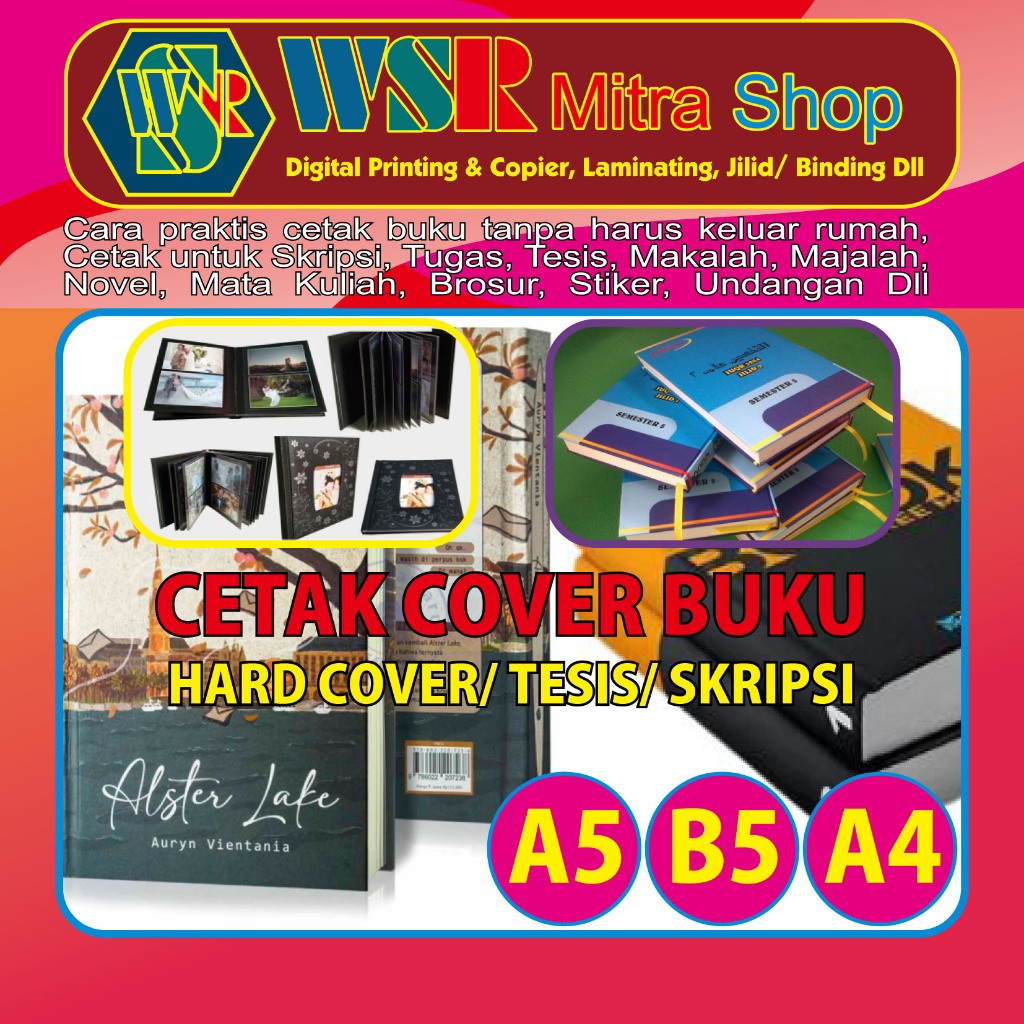 

JASA CETAK COVER + JILID HARD COVER LAMINASI GLOSSY/ DOFF FULL COLLOR