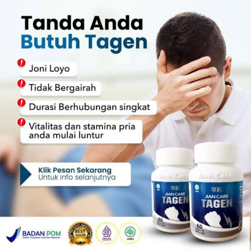 JIANCARE TAGEN - Obat Herbal Cina Untuk Pria 100% Original Herbal BPOM