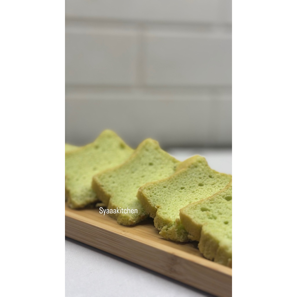 

Bolu / Cake Chiffon Pandan Slice Lembut (Bisa dadakan)