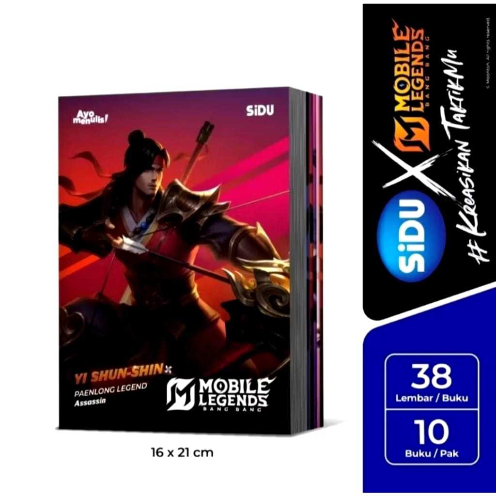 

Buku Tulis Sekolah SIDU 38 Lembar Isi 10 per Pack