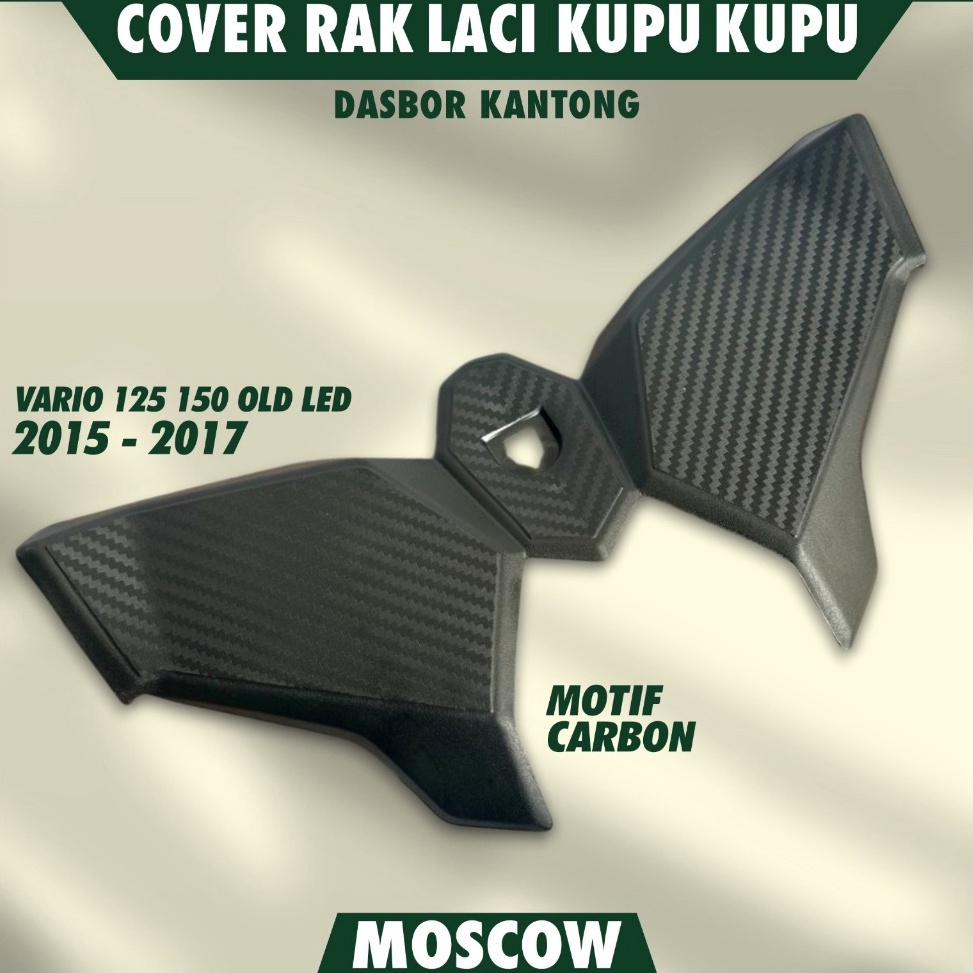 KODE V76T COVER RAK LACI DASBOR DEPAN MOTOR HONDA VARIO 125 15 OLD LED TAHUN 215 216 217 COVER LACI 
