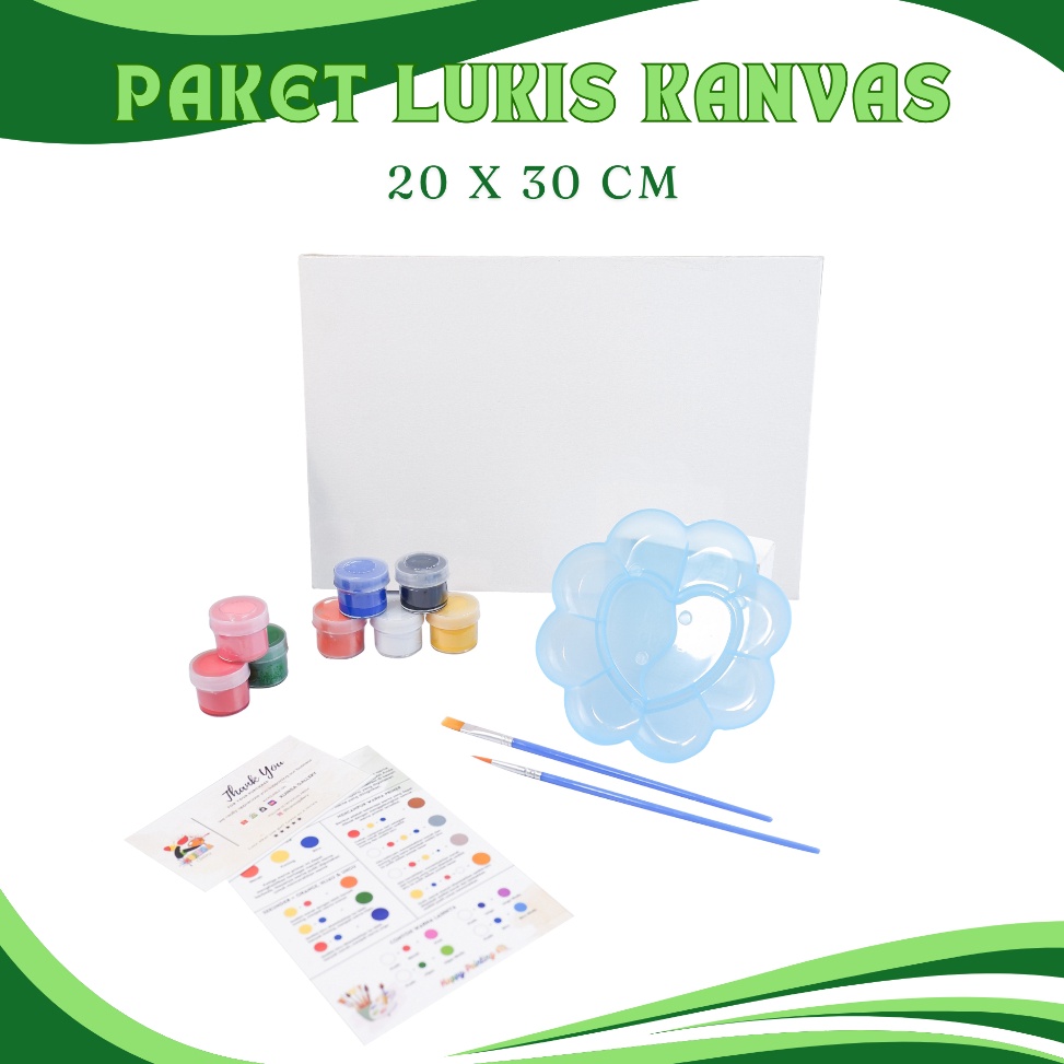 

KODE K84R Paket Lukis Kanvas 2x3 cm