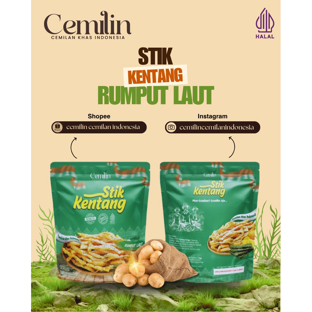 

Stik Kentang Rumput Laut