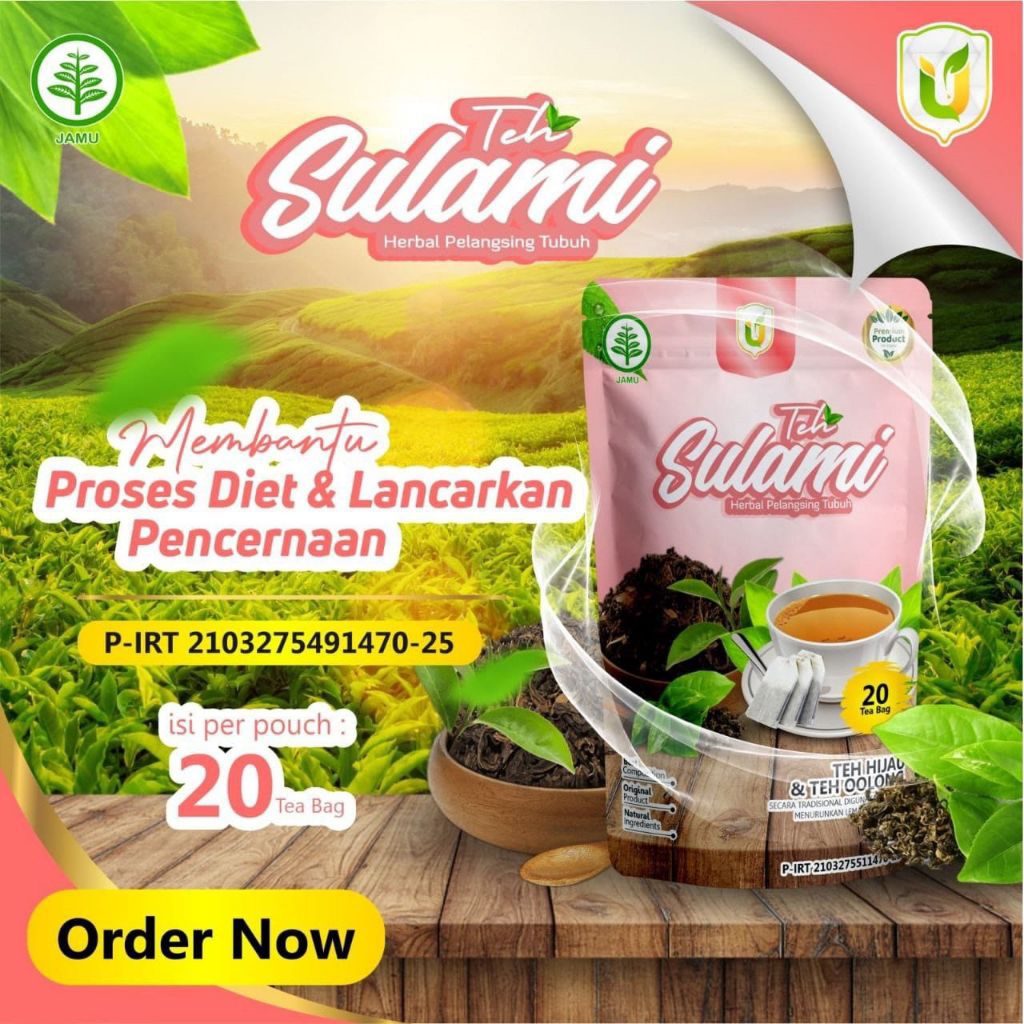 

Usybah Teh Sulami Herbal Pelangsing Tubuh