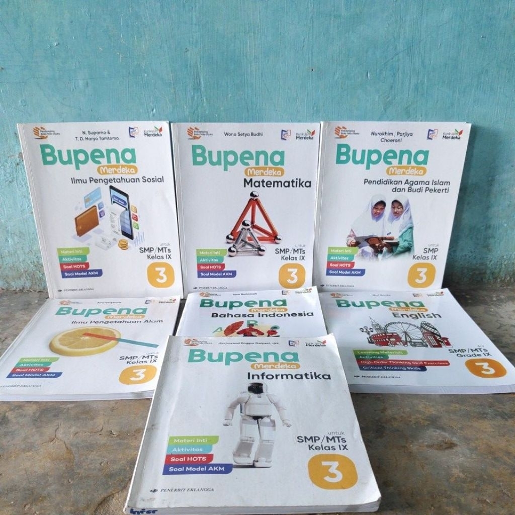 Buku paket Bupena kelas 3 SMP kurikulum merdeka