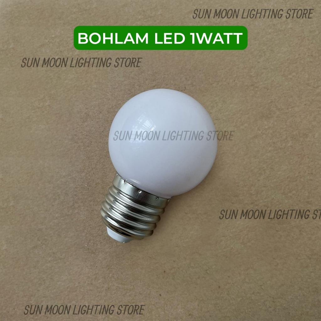 Bohlam led 1watt warm white bulb lampu tidur