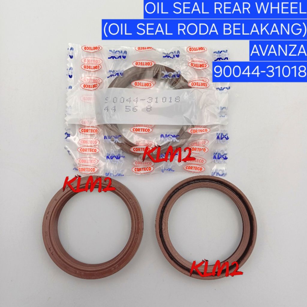 [90044-31018] - OIL SEAL REAR WHEEL - OIL SEAL RODA BELAKANG - (AVANZA)
