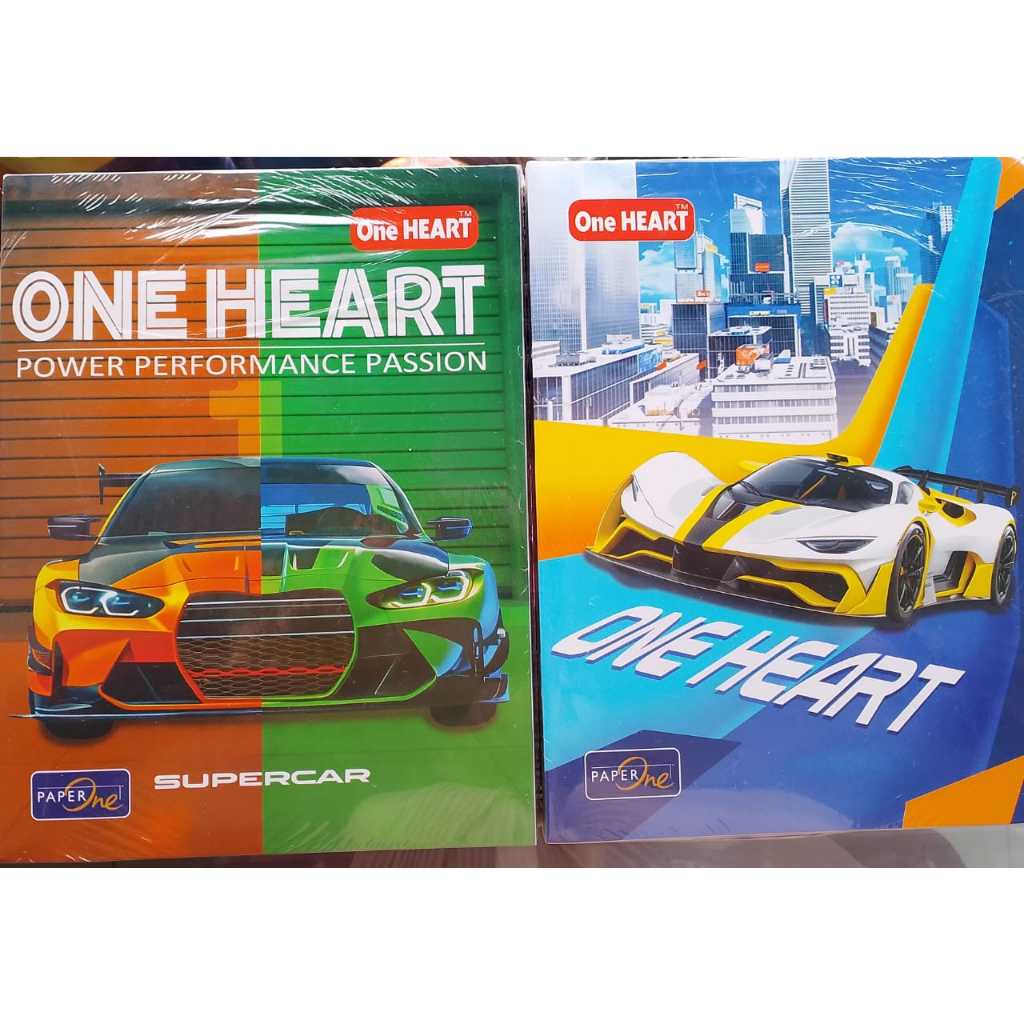

(1 PACK / 10 BUKU) Buku Tulis Isi 38 lembar ONE HEART