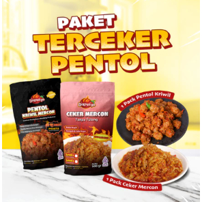 

PAKET TERCEKER PENTOL ( 1 PACK PENTOL DAN CEKER MERCON) BOLOSEGO PEDAS