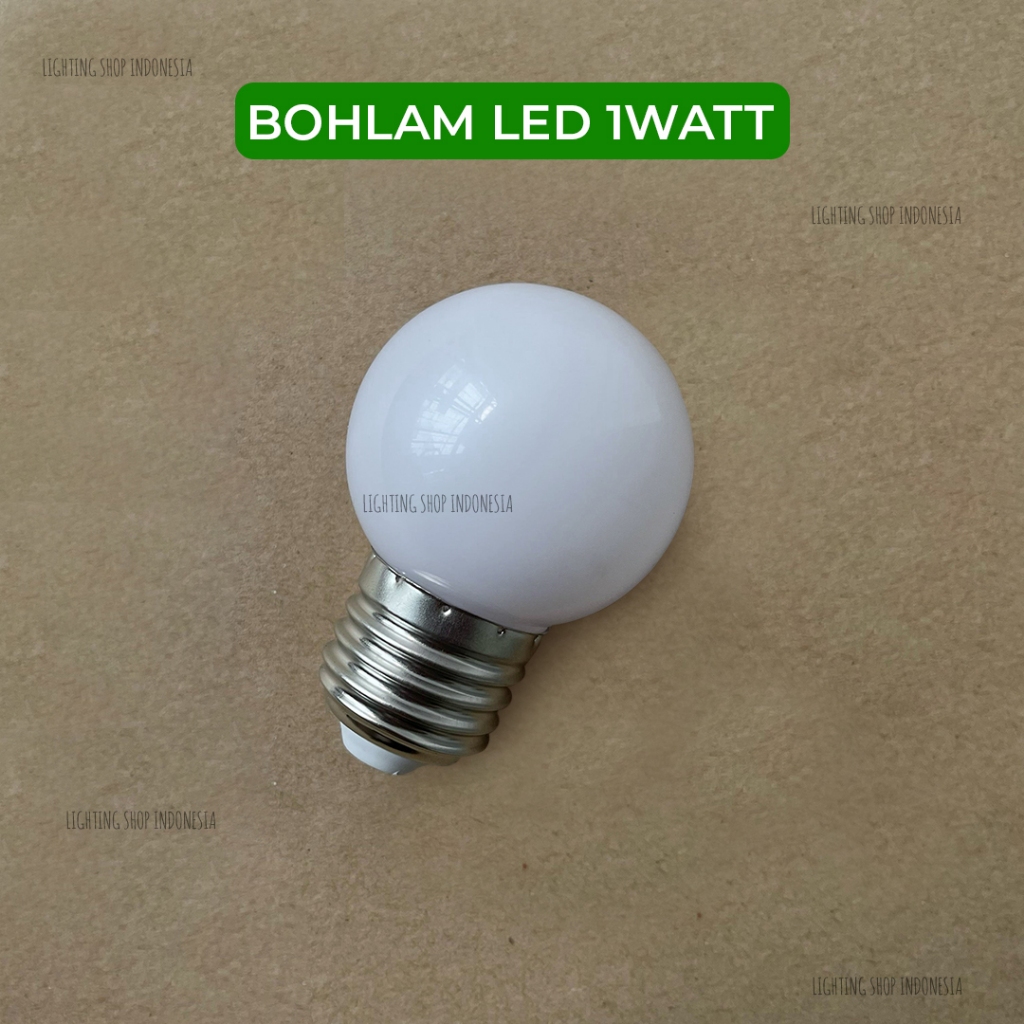 Bohlam led 1watt warm white bulb lampu tidur