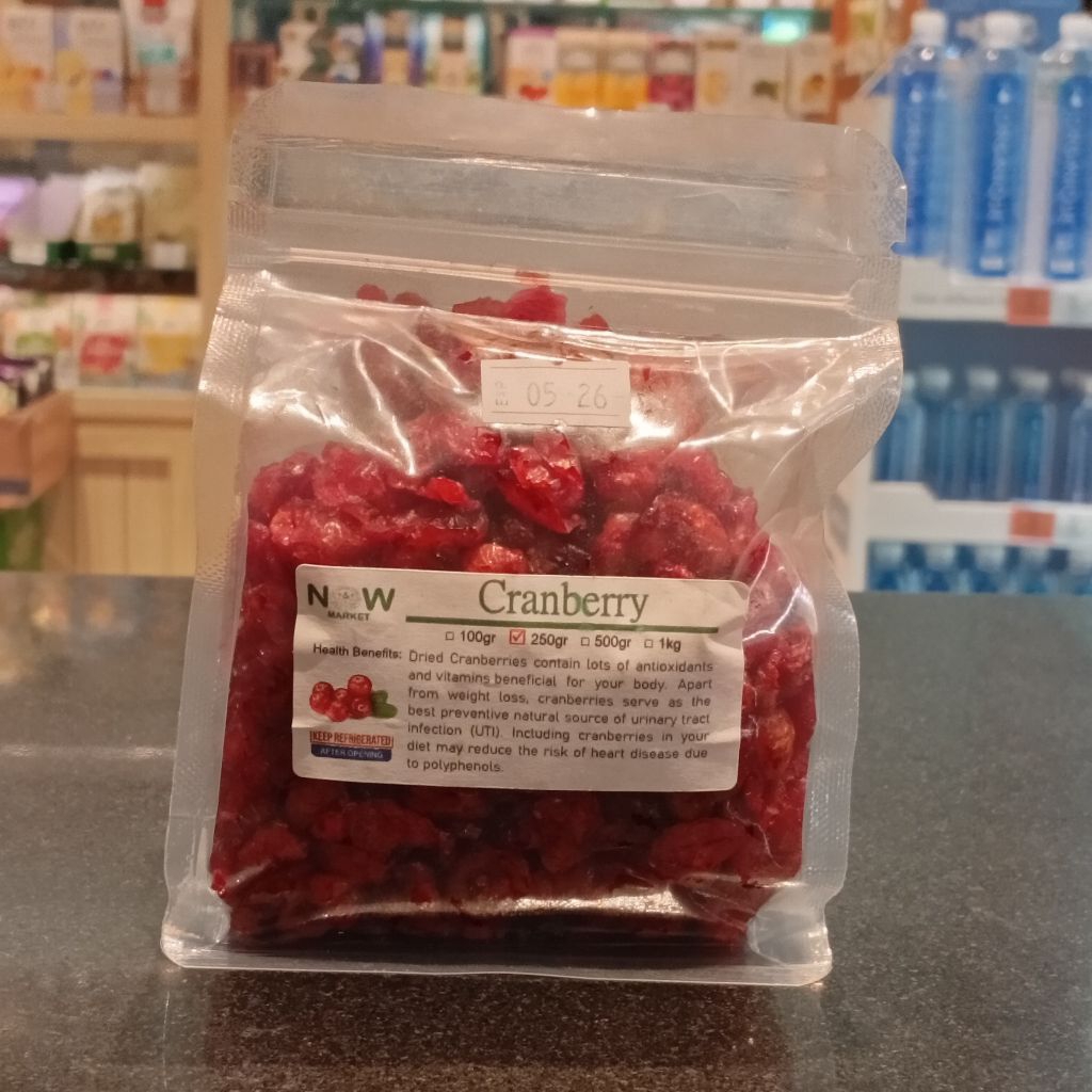 

Dried Cranberry by NOW 250g