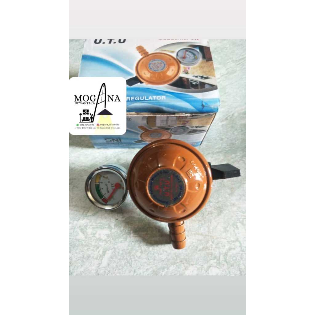 REGURATOR TEKANAN RENDAH U T U MODEL; RLP 542 ANTI BOCUR REGURATOR SNI REGURATOR GAS