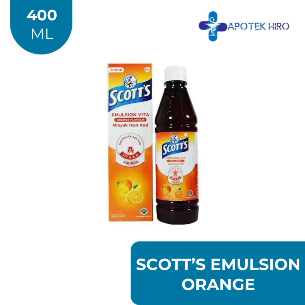 Scott's Emulsion Orange - 400 ML