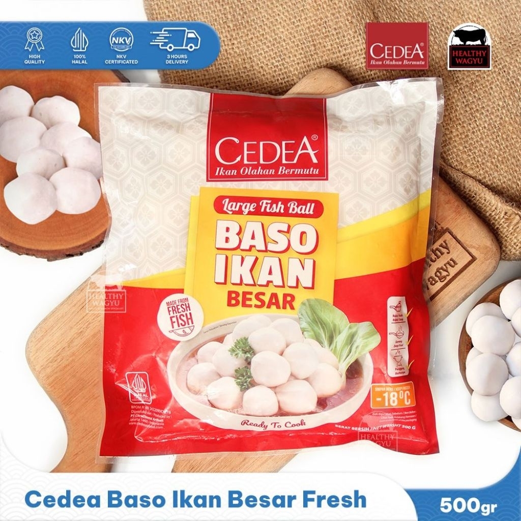 

CEDEA Bakso Ikan | Baso Ikan 500gr