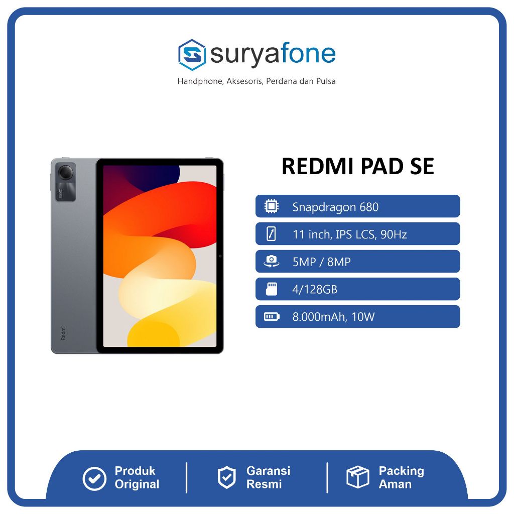 REDMI PAD SE Garansi Resmi