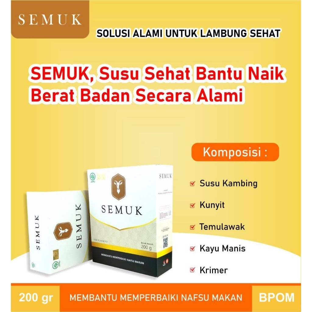 

susu kambing Semuk membantu memperbaiki nafsu makan