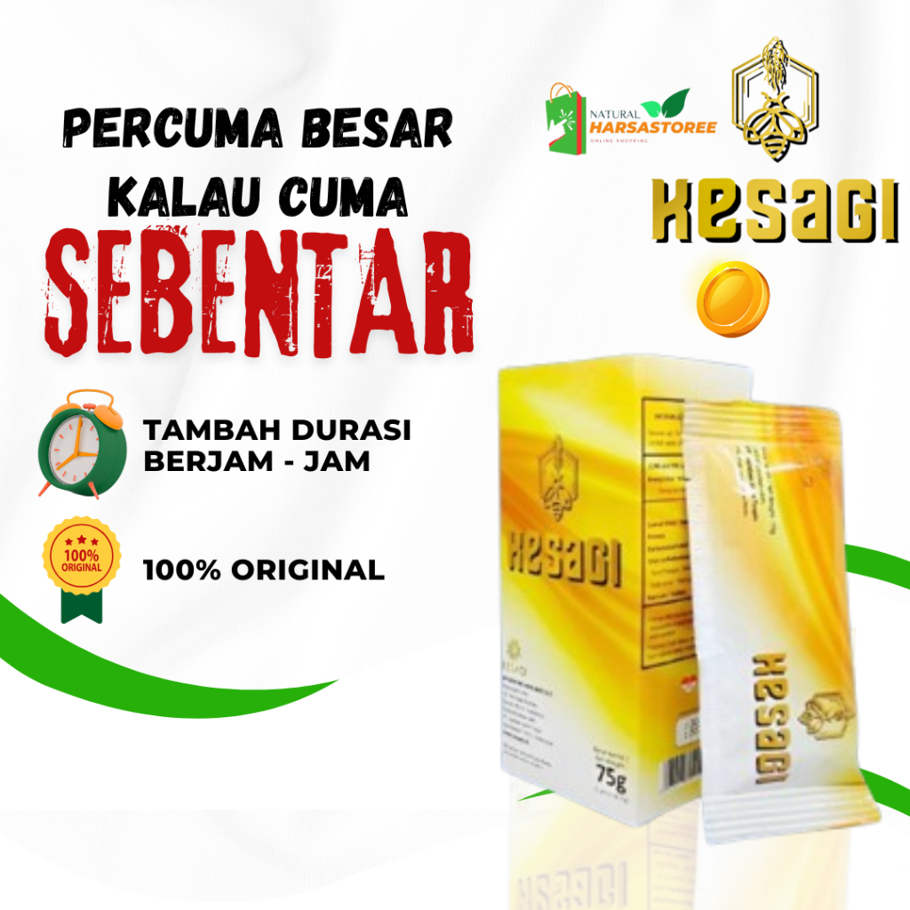 

Madu Kesagi 1 Box Original | Kesagi Asli Isi 5 Sachet Original Halal Mui