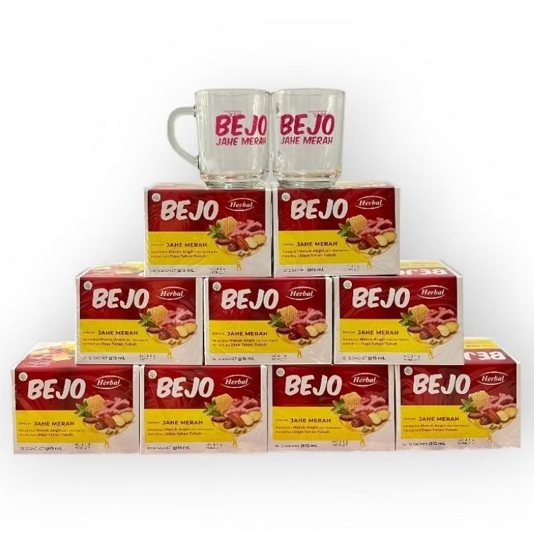 

READY STOCK BEJO JAHE MERAH 1BOX ISI 12SCT FREE MUG