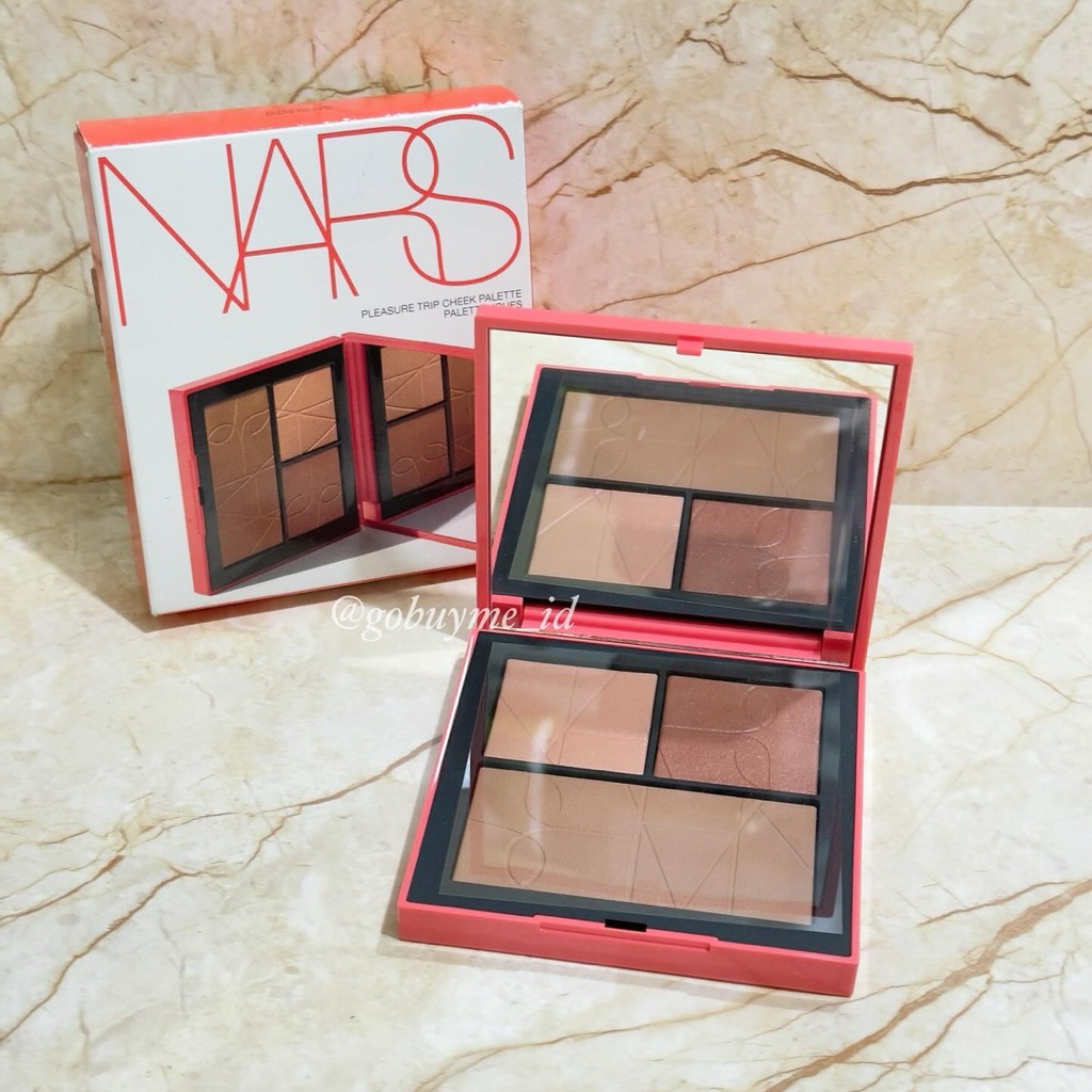 New - Nars Pleasure Cheek Palette Blush Bronzer Highlight