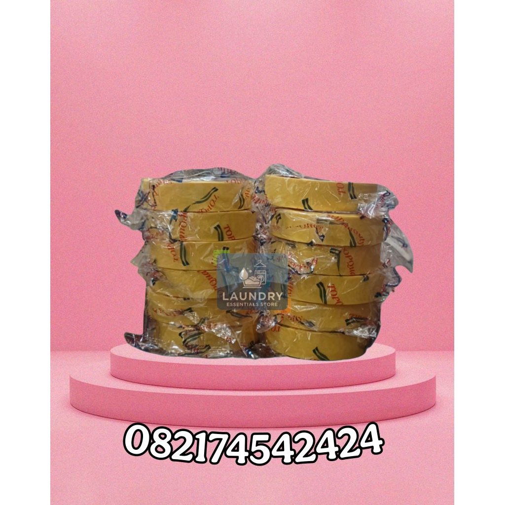 

Masking Tape/Lakban kertas 1" Label nama laundry